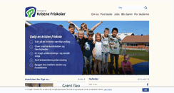 Desktop Screenshot of kristne-friskoler.dk